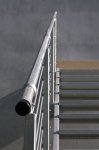 Verzinkter Geländerhandlauf – 2,17 m / Durchm. 42,4 mm